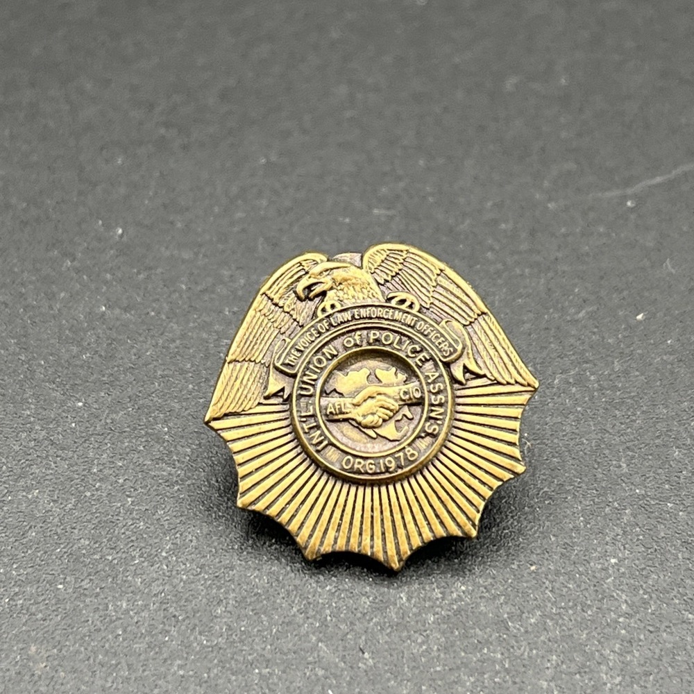 International Union Of Police Associations Voice Of Law Enforcement Lapel Pin